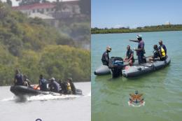 File image of Kenya Navy personnel in the Indian Ocean.